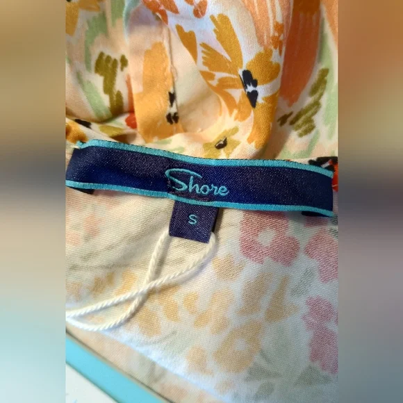 NEW SHORE Willow Romper in Muddled Bloom Size Small Boho Vacation Cottagecore - Picture 14 of 16